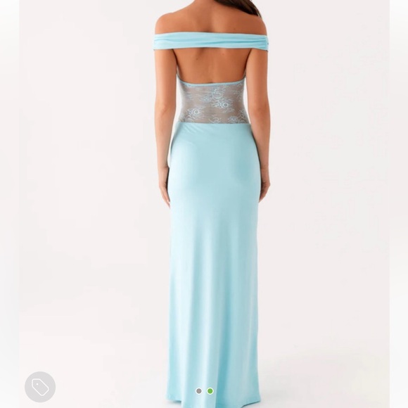 Baby Blue Lace Maxi Dress - Infatuation PEPPERMAYO - Picture 2 of 2